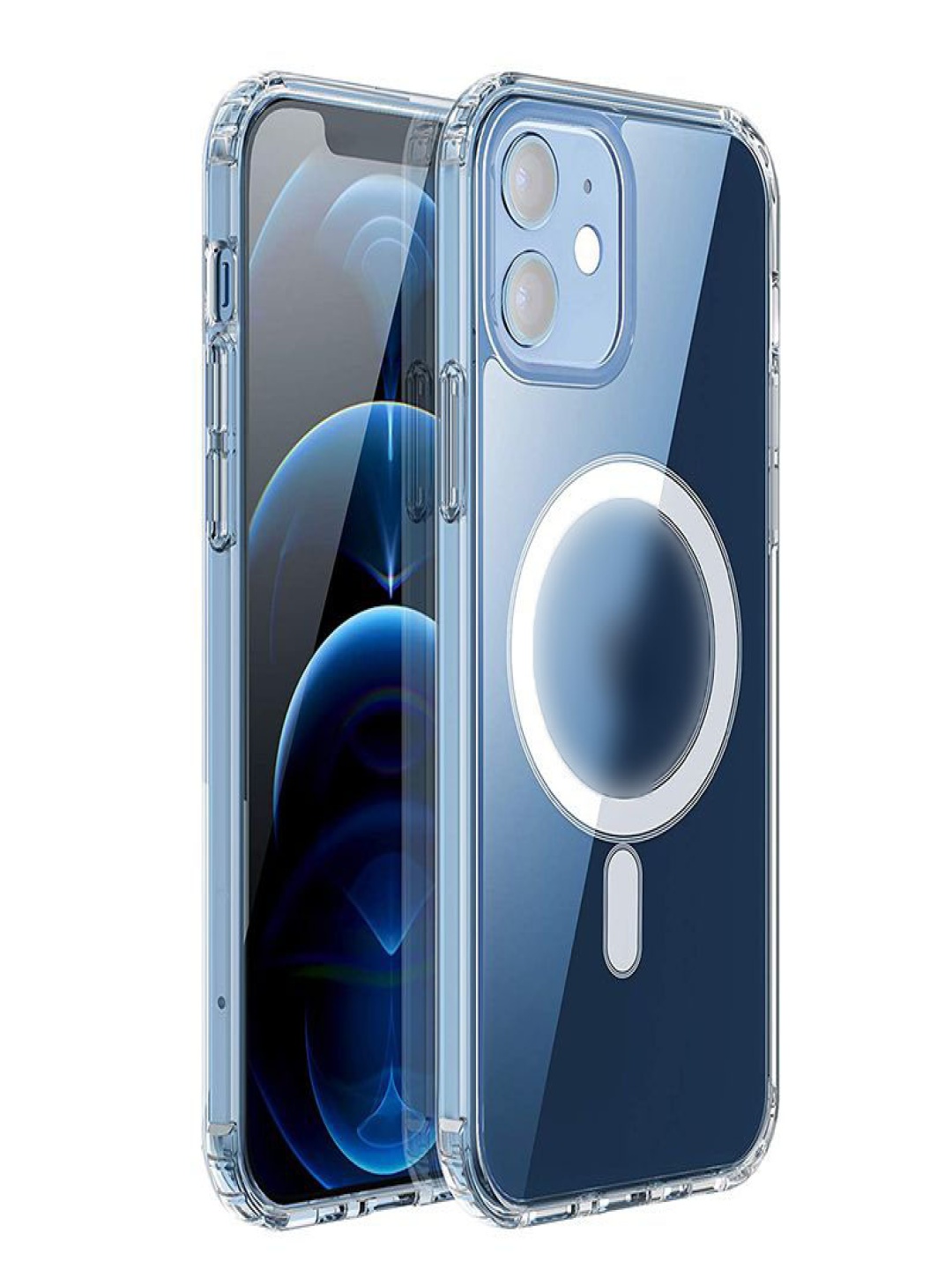 

Luxury Kase Transparent Original Acrylic Magsafe Magnetic iPhone 12 Back Case