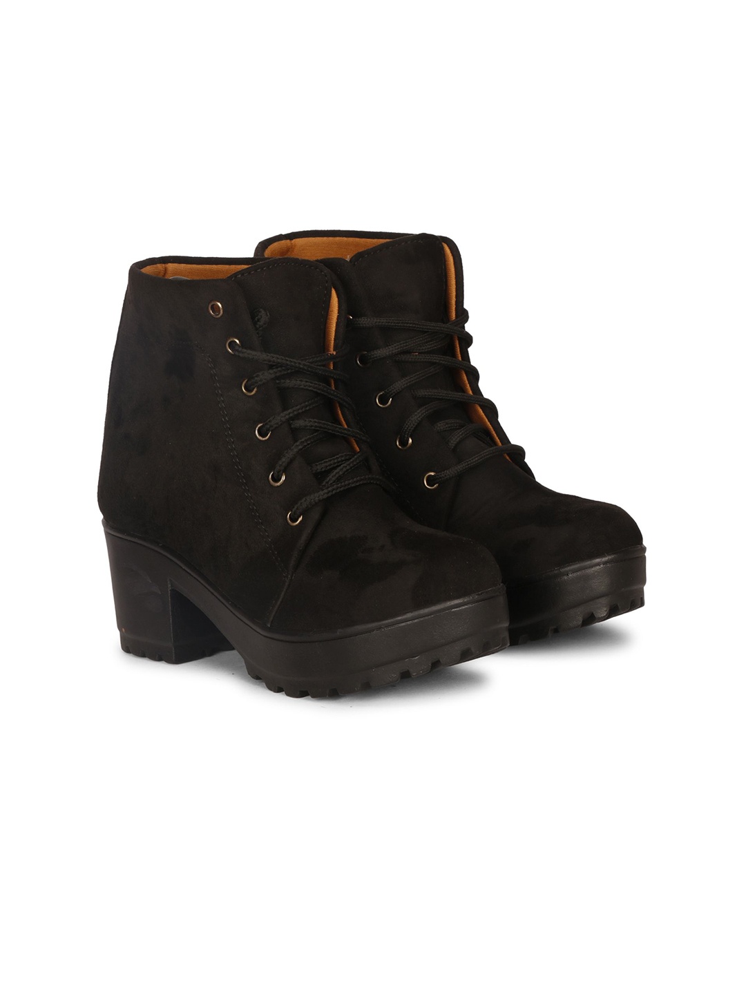 

Commander Shoes Women Lace Up Boots, Black