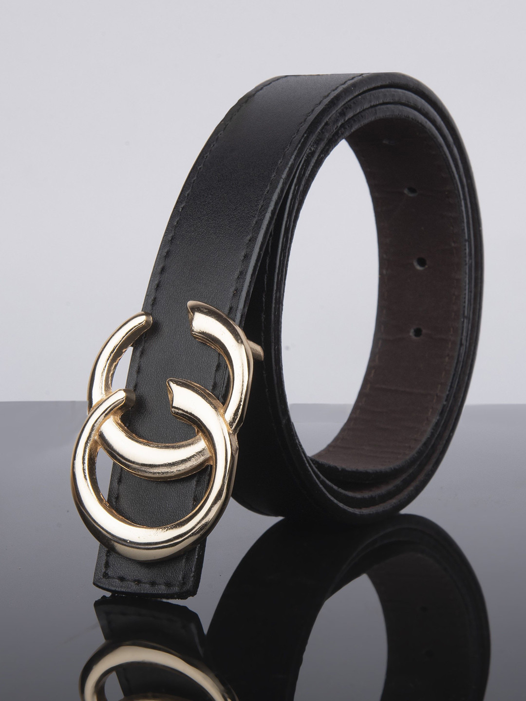 

Provogue Men Textured Belt, Black