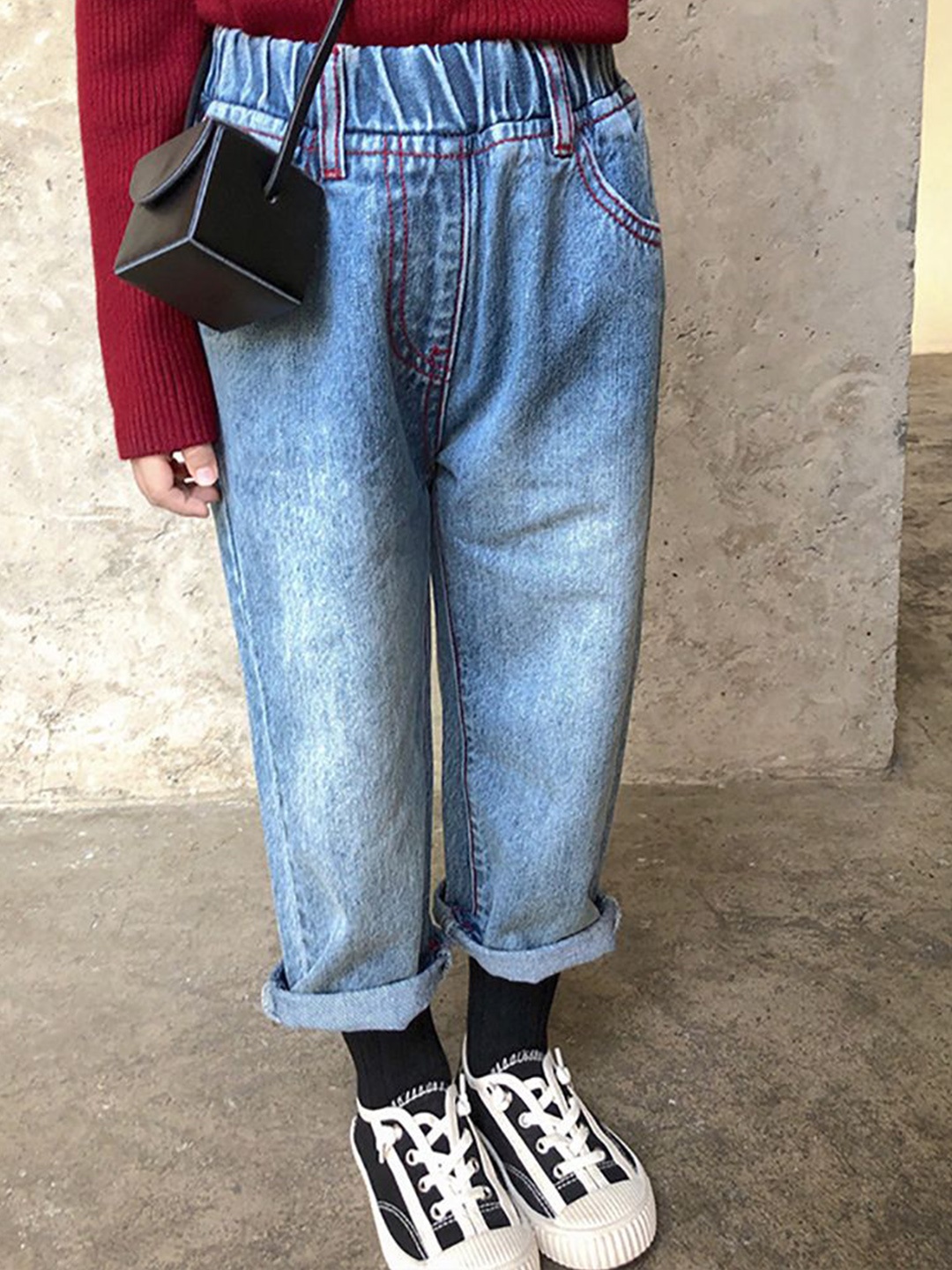 

StyleCast x Revolte Girls Light Fade Stretchable Jeans, Blue