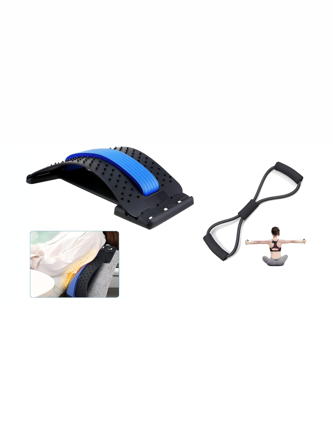 

YMD Set Of 2 Workout Accessories, Black