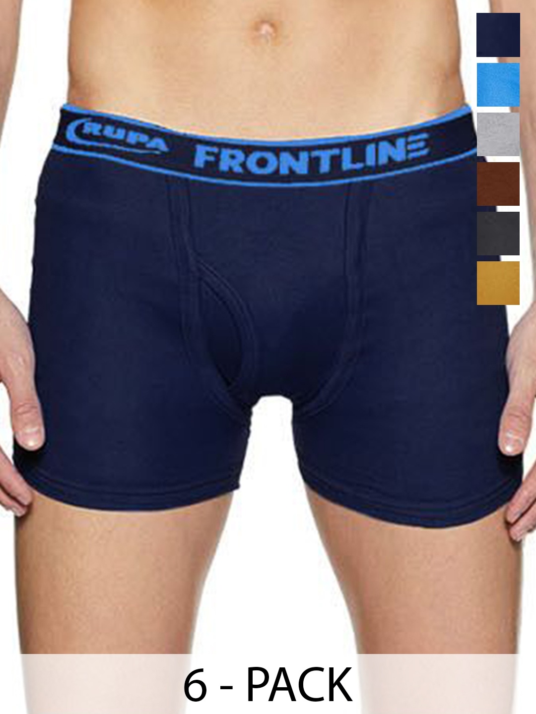 

Rupa Pack Of 6 Assorted Cotton Trunks Frontline-DCIP-(IP)-6--90