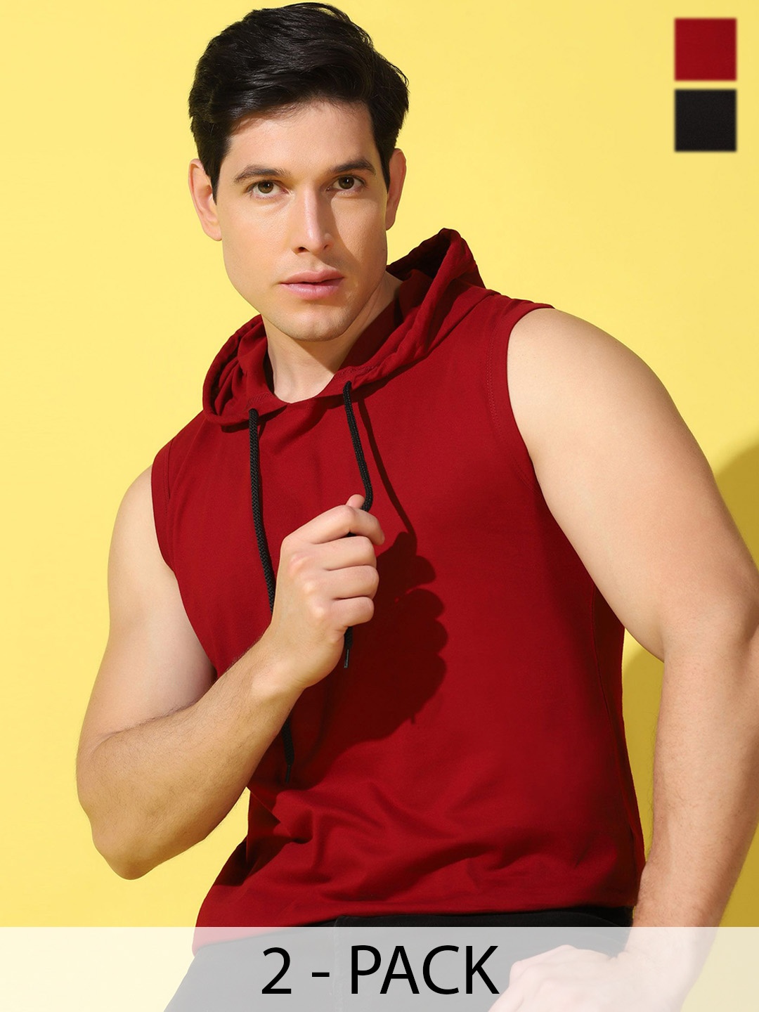 

WOOSTRO 2-Pcs Odour-Free Innerwear Vests RS28 COMBO (BLACK) (MAROON)