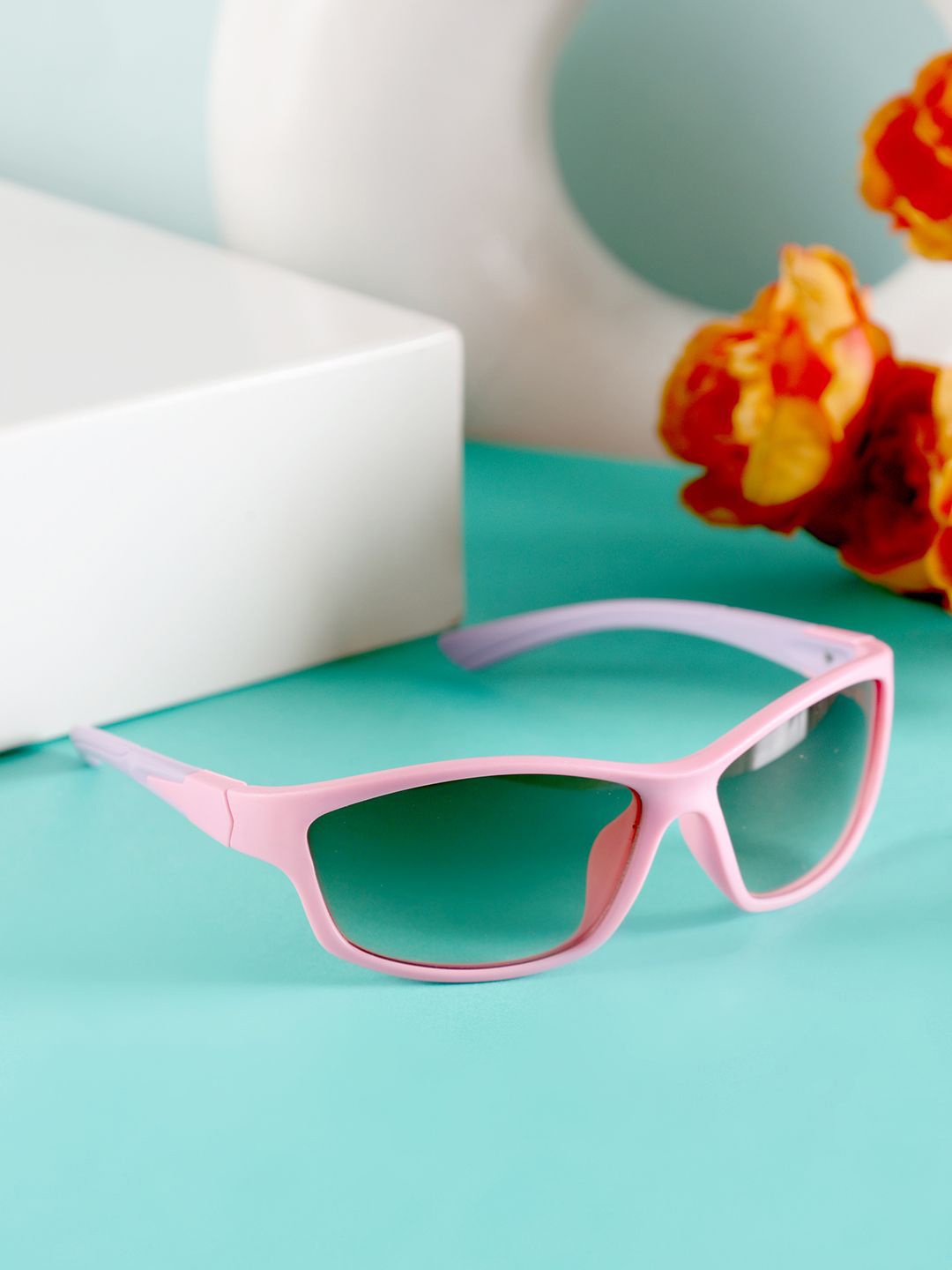 

PASSION PETALS Girls Sports Sunglasses & Polarised and UV Protected Lens 11-19pinkglasses, Brown