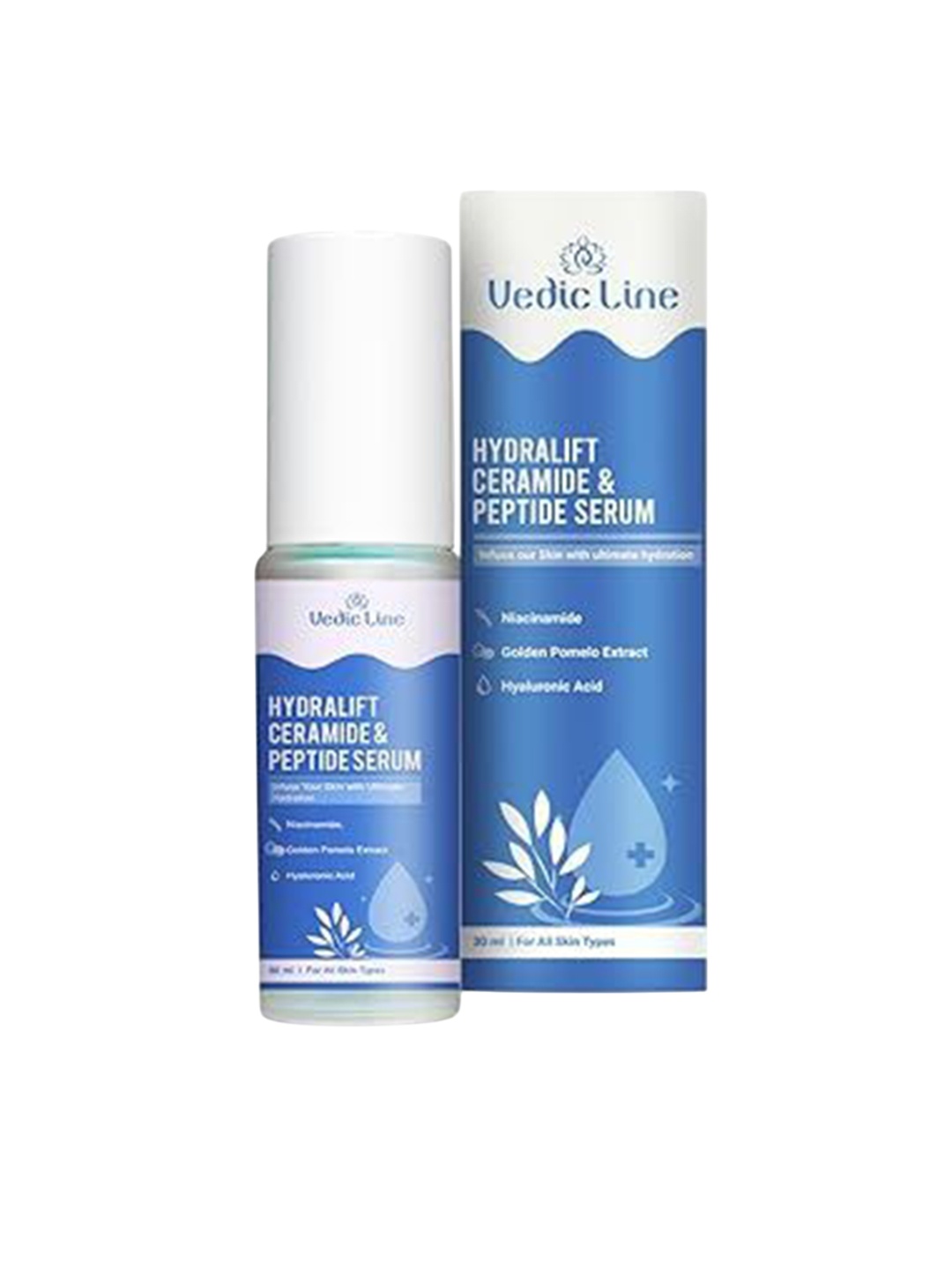 

Vedicline HydraLift Ceramide & Peptide Serum - 30 ml, Blue