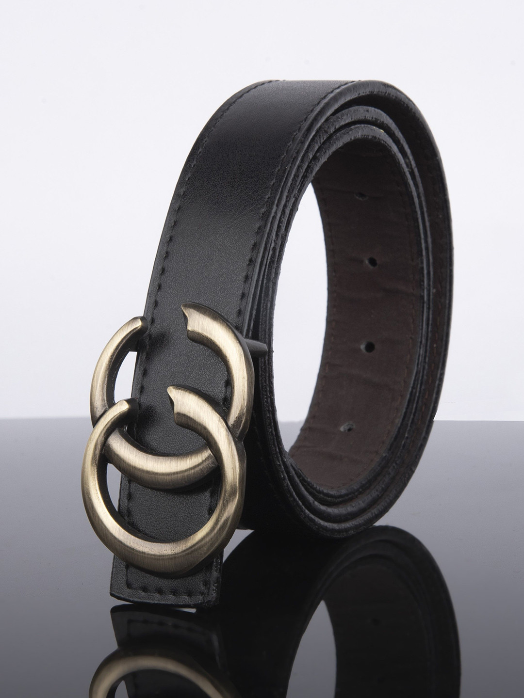 

Provogue Men Textured Formal Belt, Black
