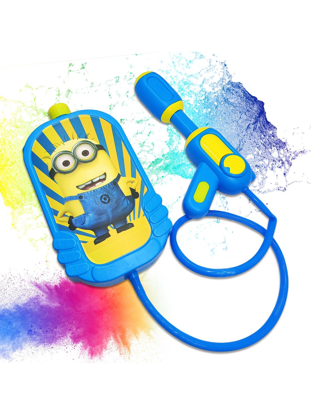 

Planet of Toys Kids Minions Bagtank Pichkari, Yellow