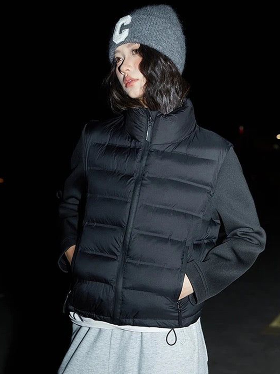 

Alamode By Akanksha Black Elma Warm Winter Essential Puffer Jacket