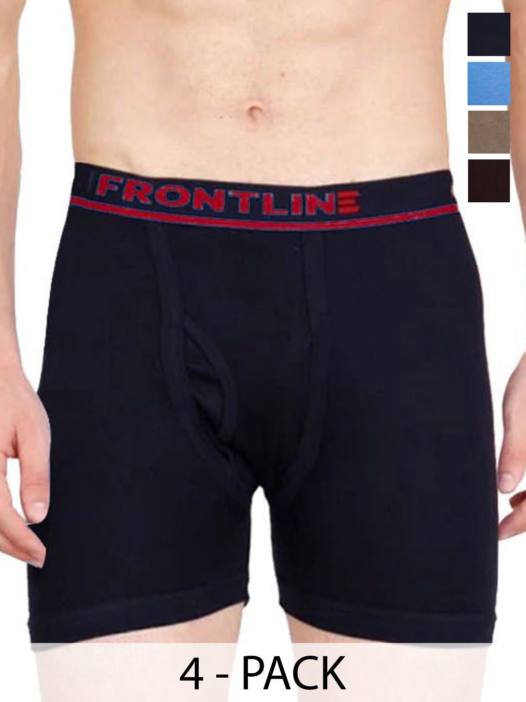 

Rupa Men Pack Of 4 Assorted Cotton Trunks Frontline-DCIF-4--80