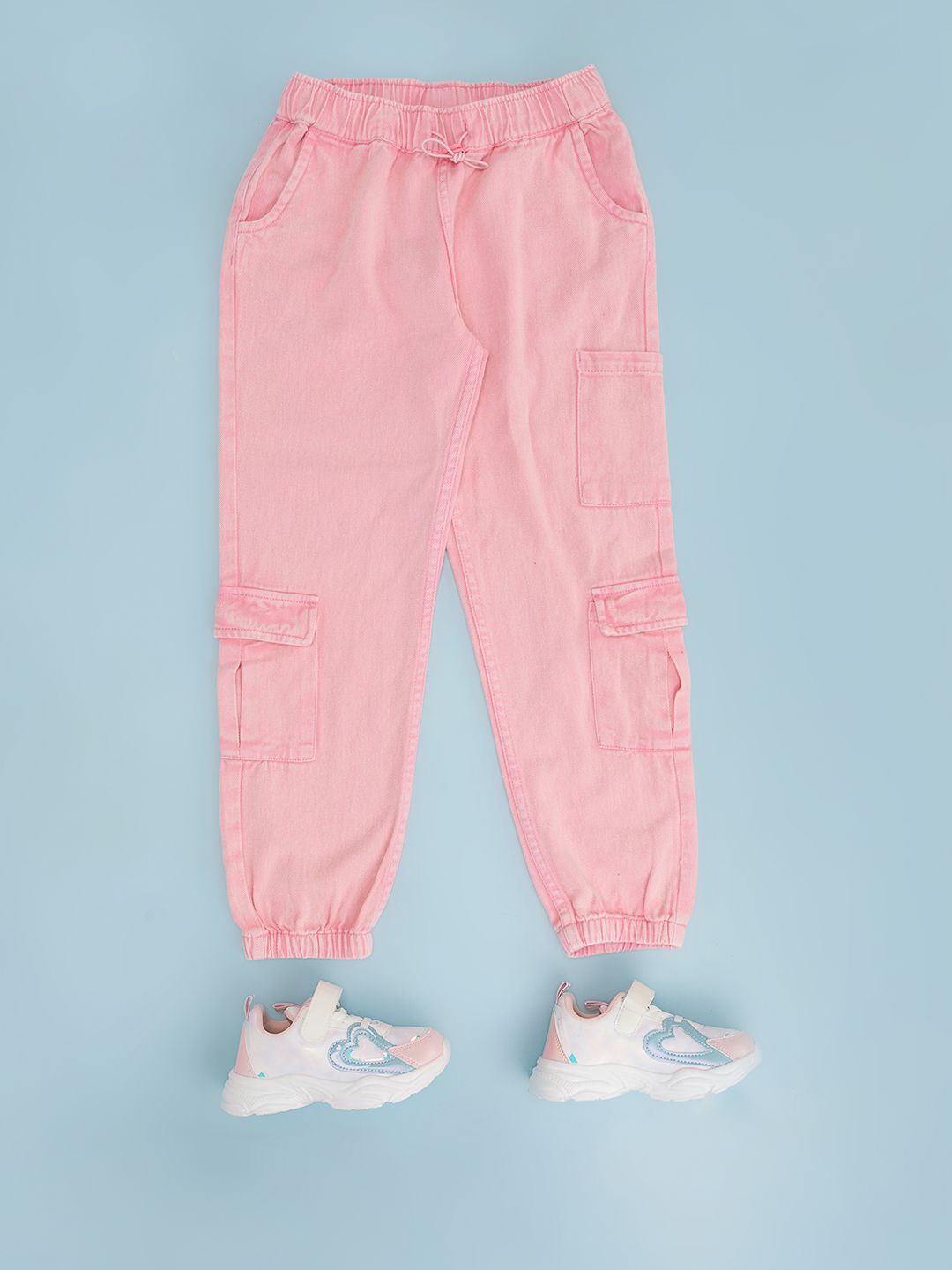 

Pantaloons Junior Girls Joggers Trousers, Pink