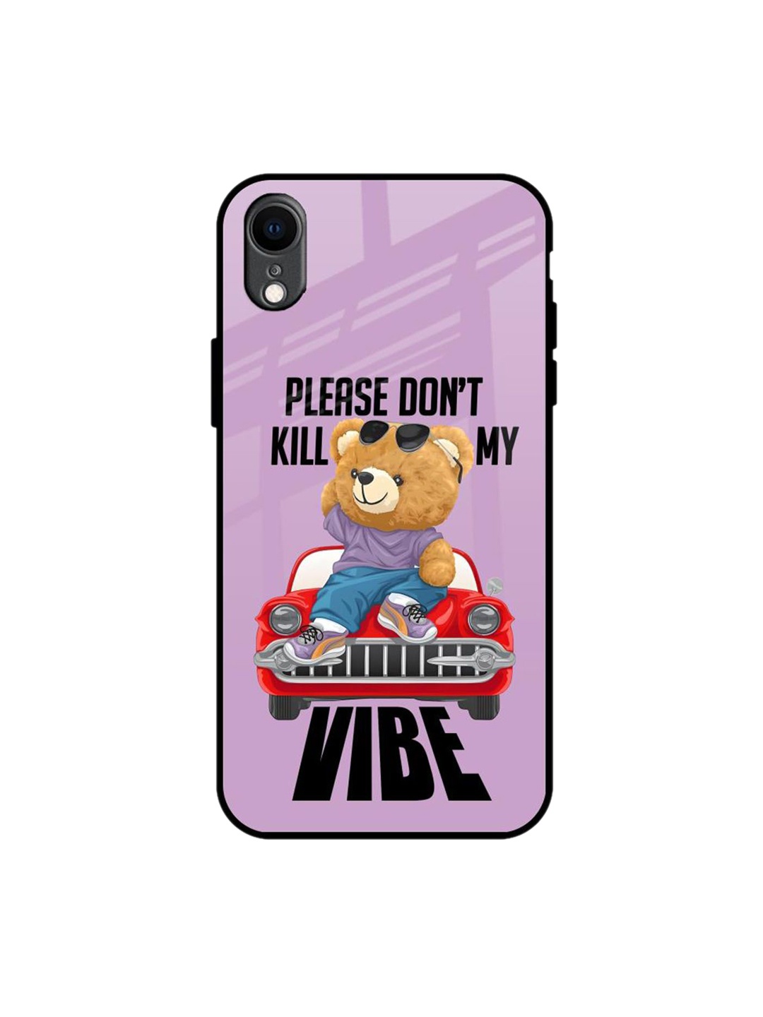 

QRIOH Typography Printed iPhone XR Back Case Mobile Accessories, Purple