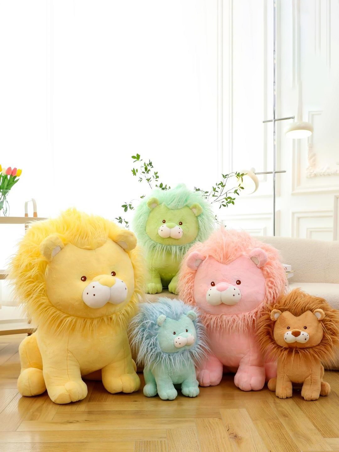 

AN TEDDY Mufasaa The Lion Soft Toys, Yellow