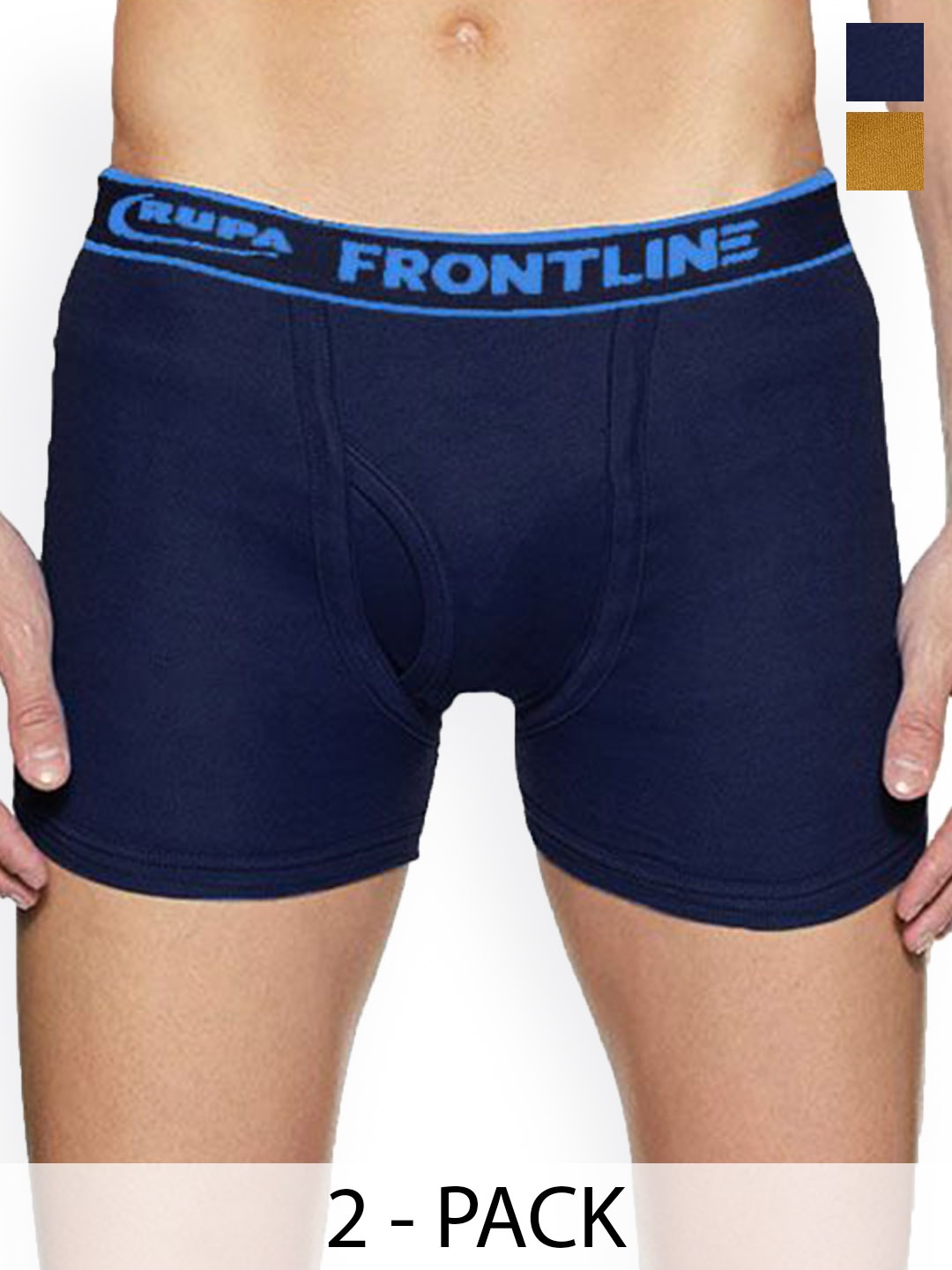 

Rupa Men Pack Of 2 Cotton Trunks, Assorted