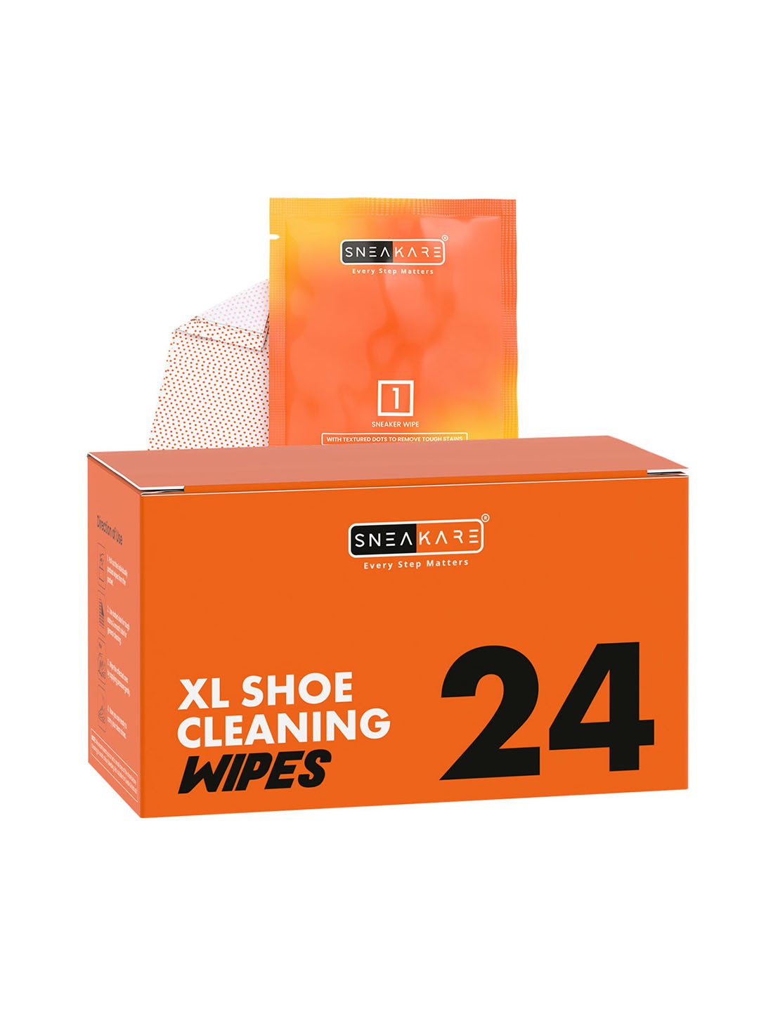 

SNEAKARE Unisex Shoe Care Wipes, Orange