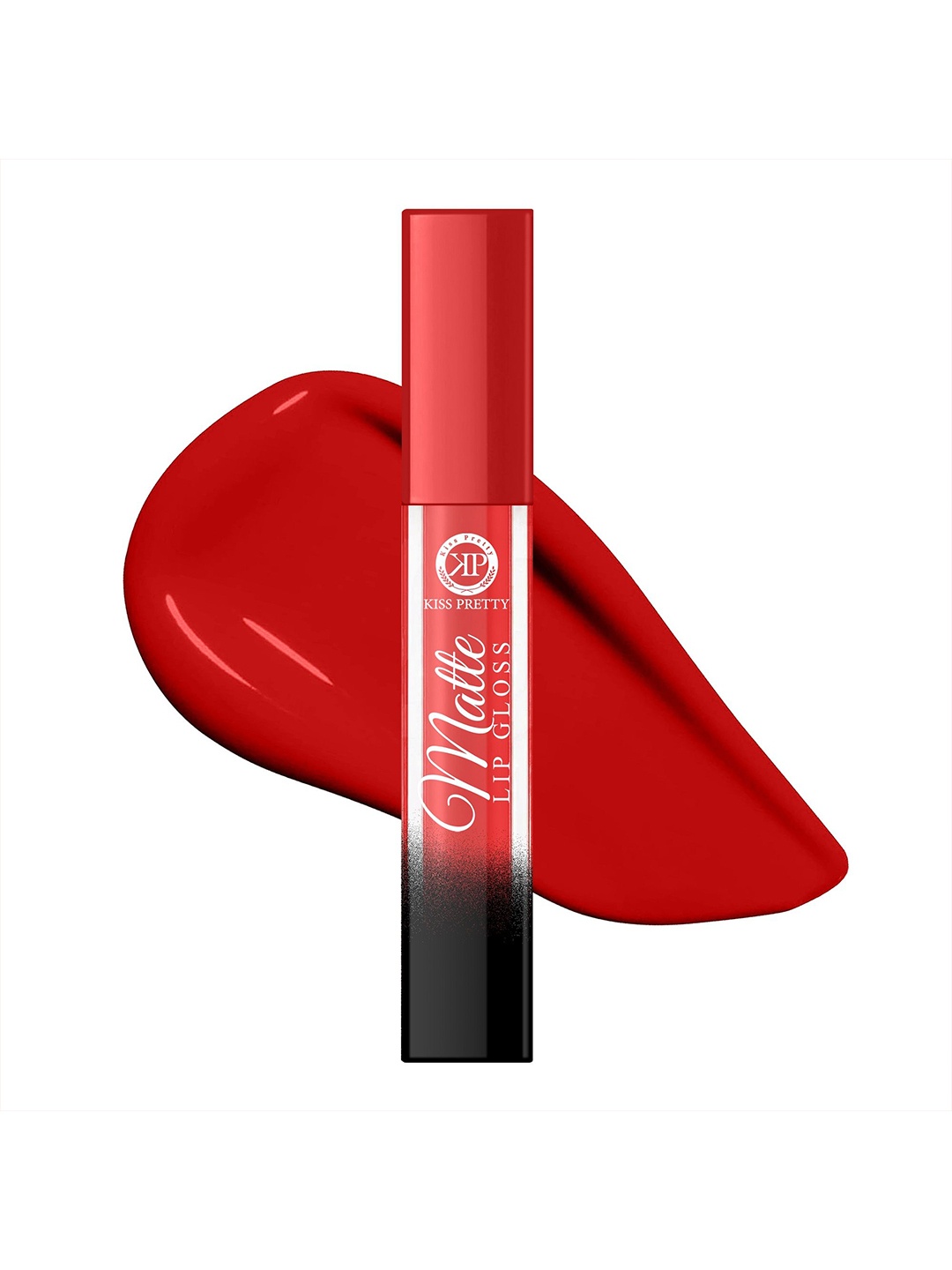 

Kiss pretty Matte Lip Gloss Long Lasting Liquid Lipstick - 6 g - Shade 01, Red