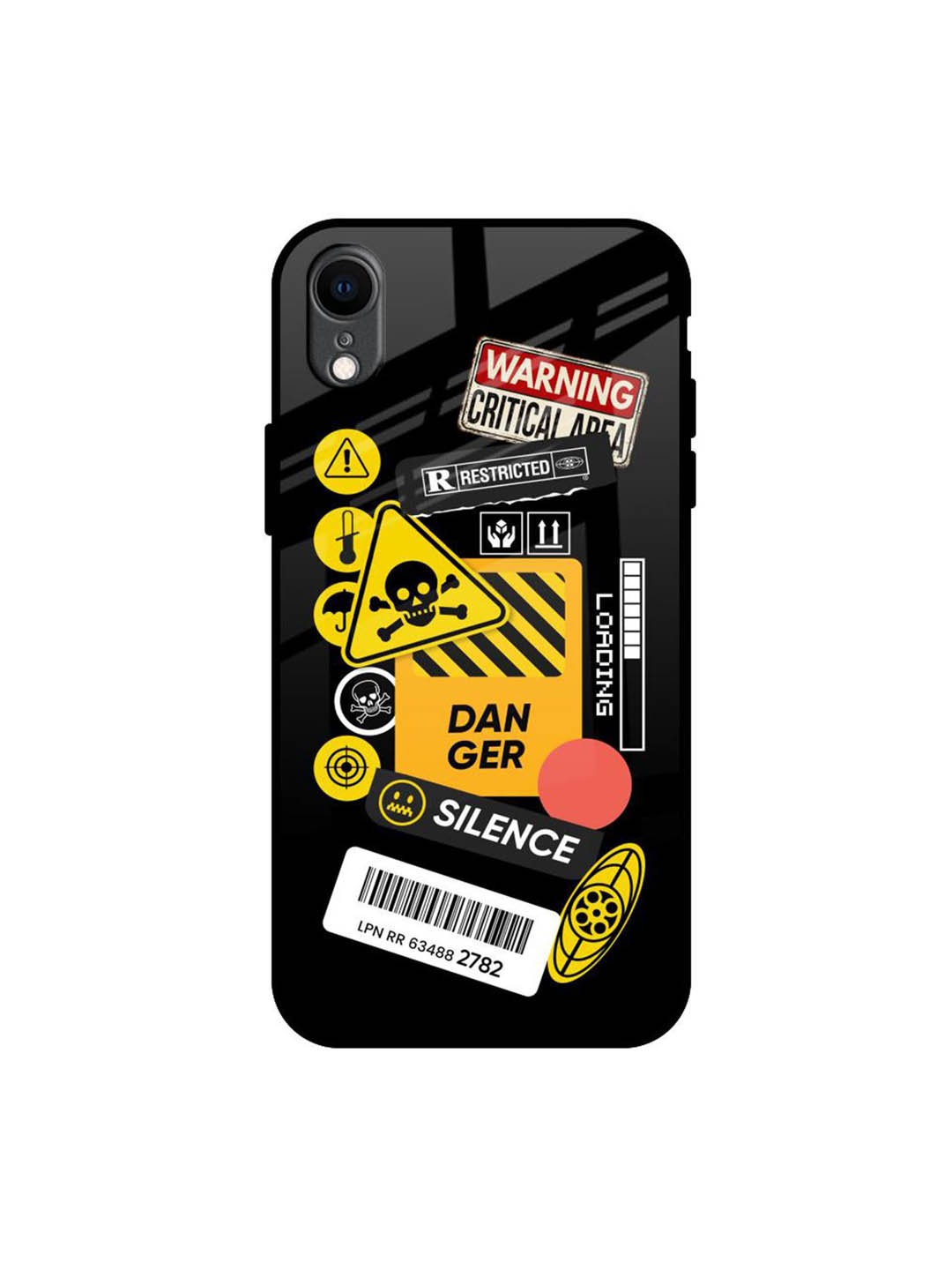 

QRIOH Typography Printed iPhone XR Back Case Mobile Accessories, Black