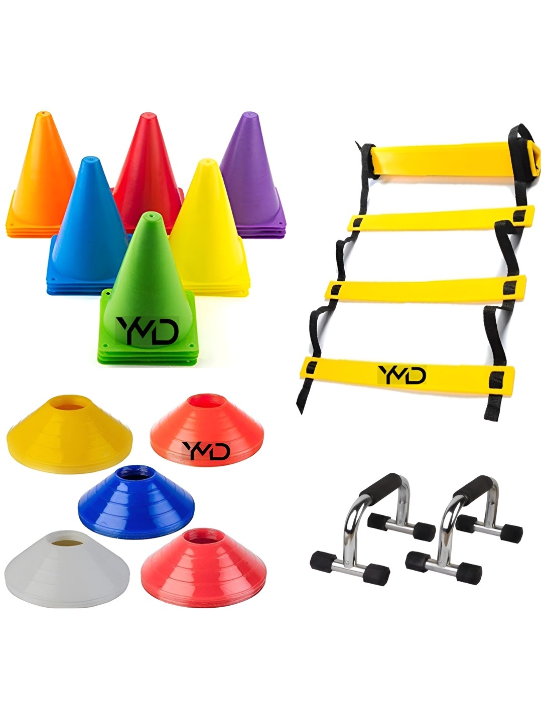 

YMD Set Of 21 Workout Accessories, Black