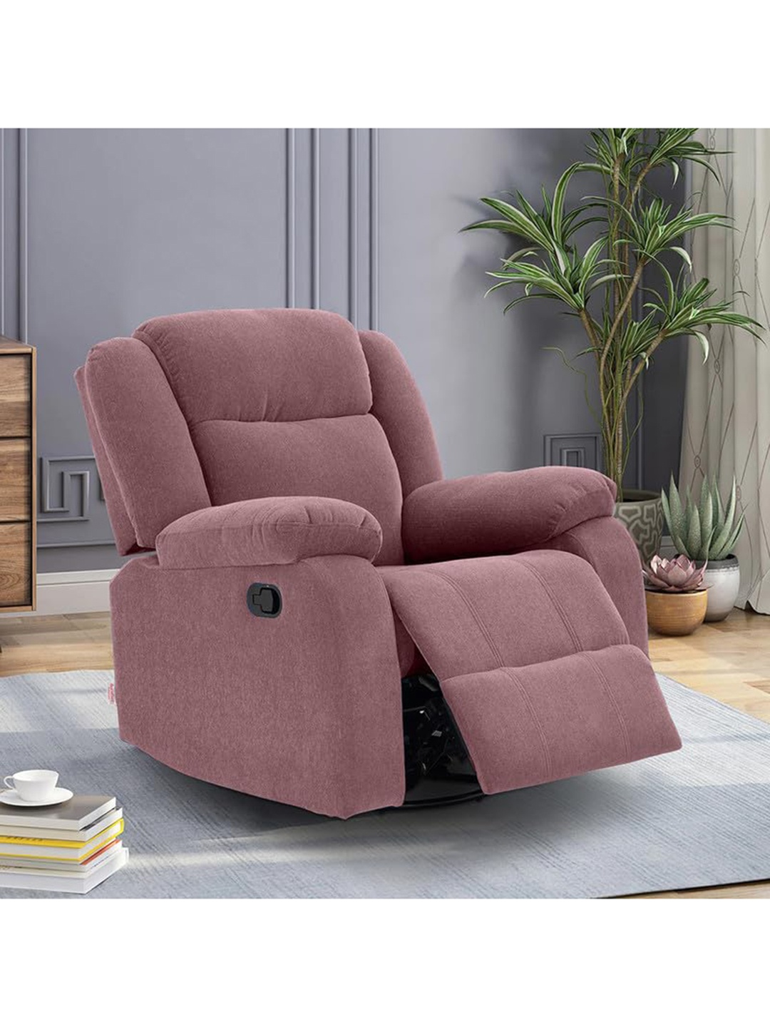 

Duroflex Pink Manual Single Seater Recliner