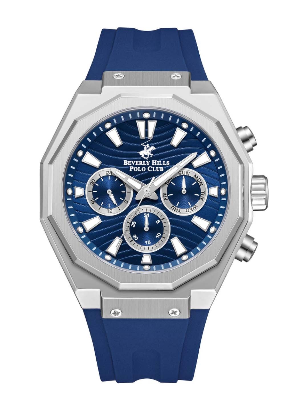 

Beverly Hills Polo Club Men Dial & Straps Analogue Watch BP5010Y.399, Blue
