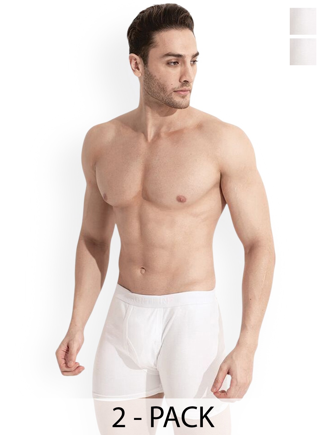 

Rupa Men Pack Of 6 Cotton Trunks, White