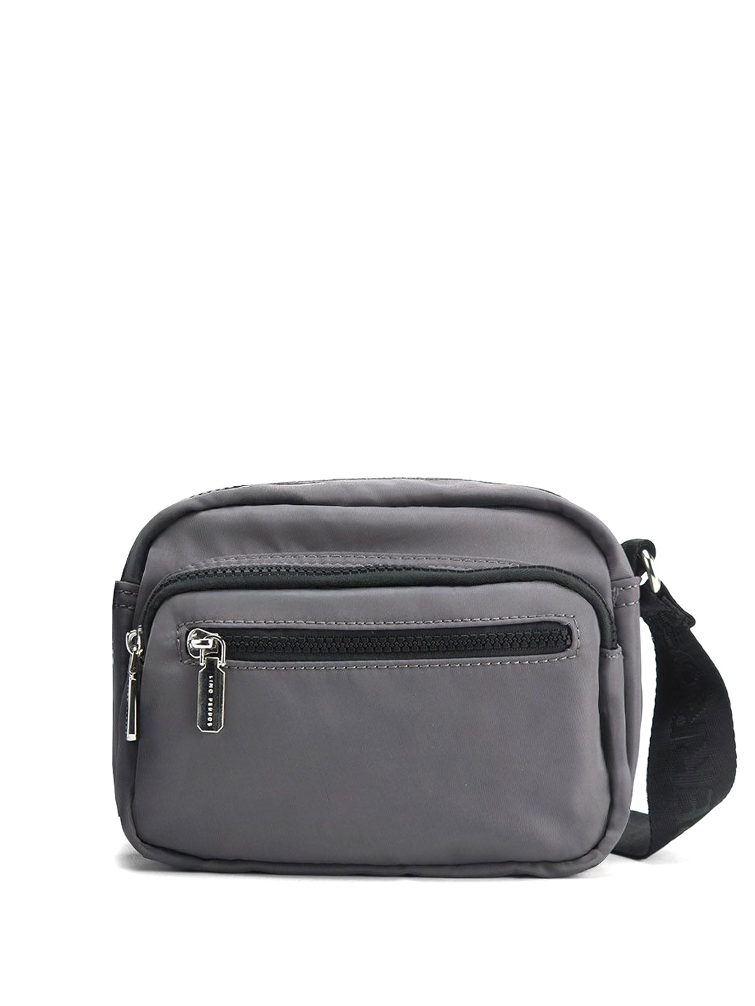 

Lino Perros Swagger Sling Bag with Tasselled, Grey