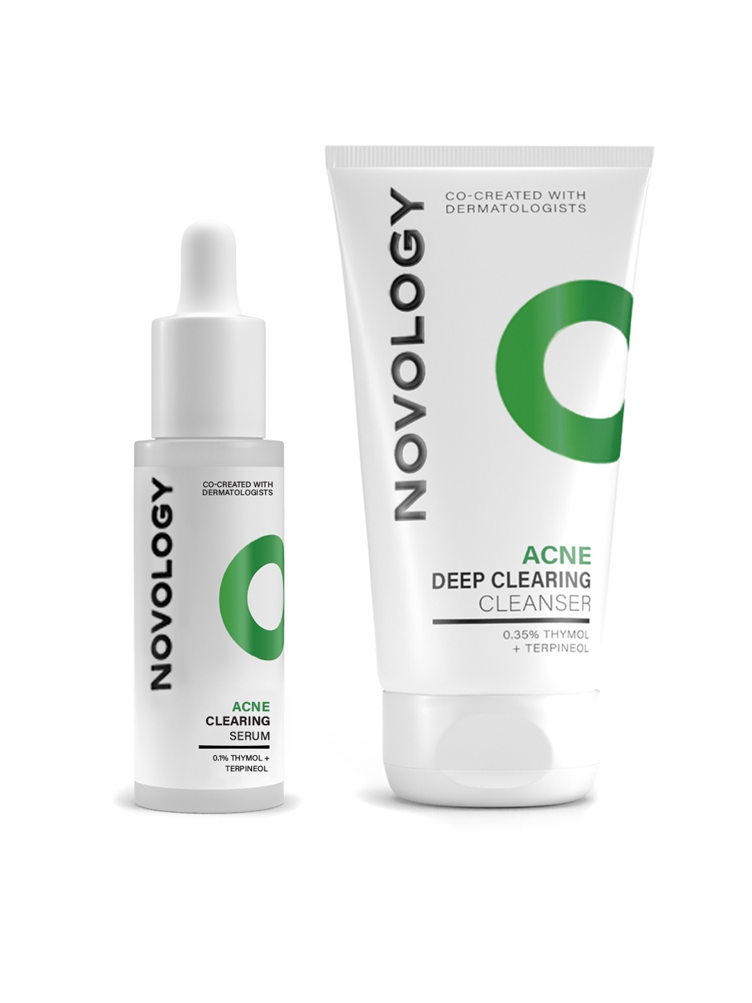 

Novology Set Of Acne Deep Clearing Cleanser & Acne Clearing Serum, White