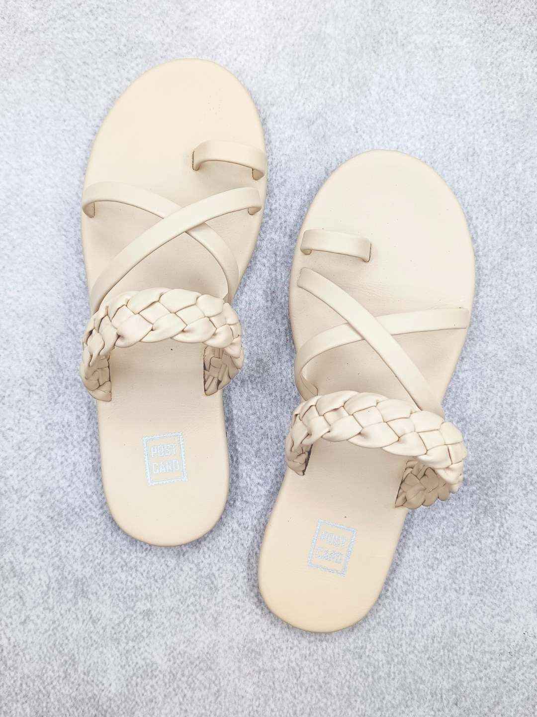 

POSTCARD Women Mules Flats, Off white