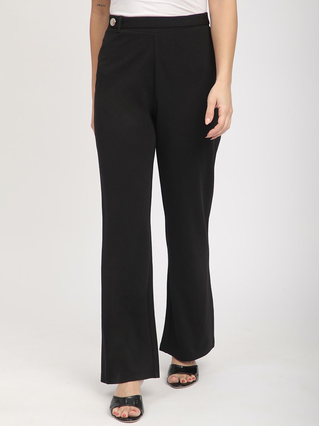 

R&B Women Flared Bootcut Trousers, Black