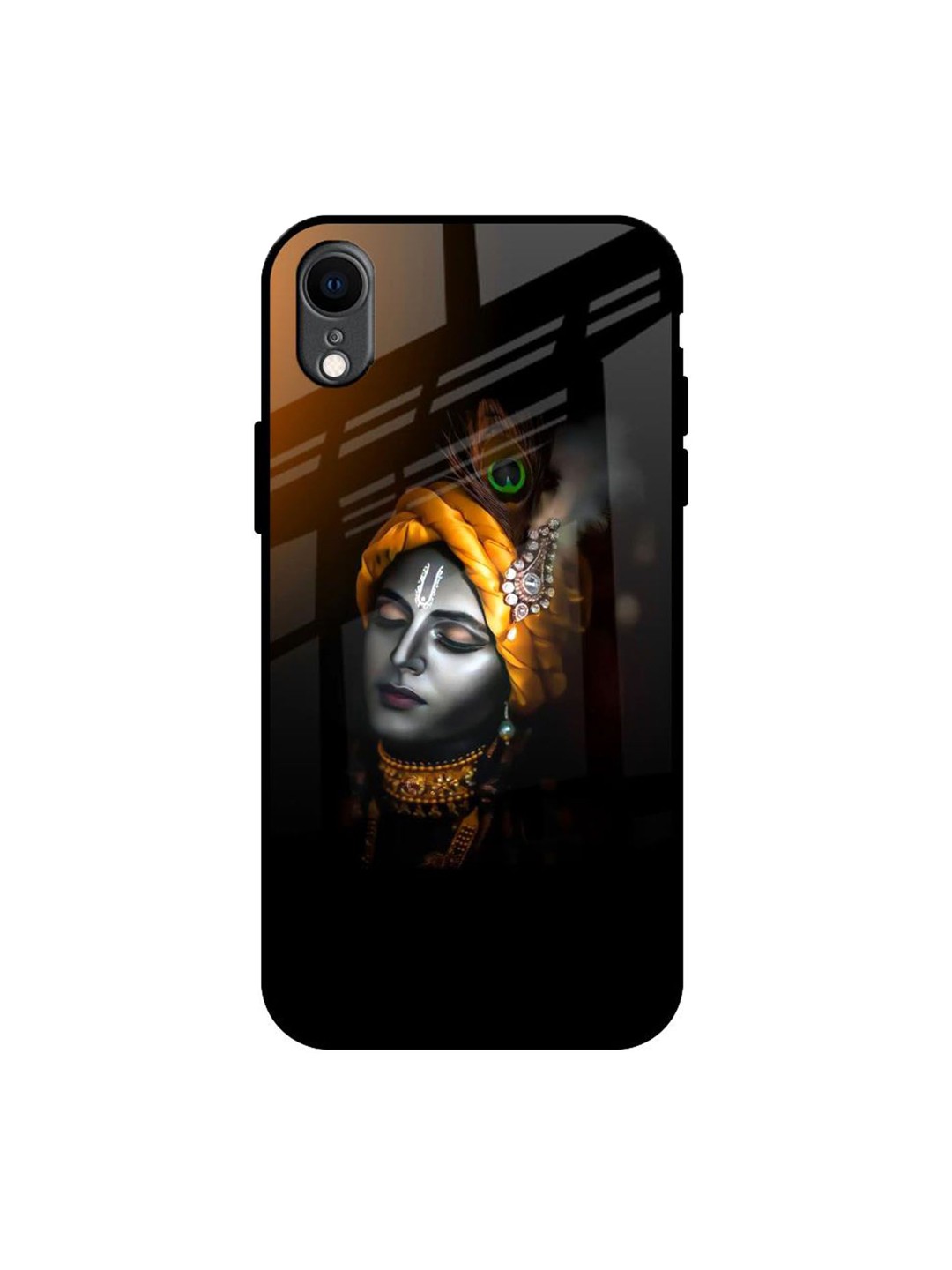 

QRIOH Quirky Printed iPhone XR Back Case Mobile Accessories, Black