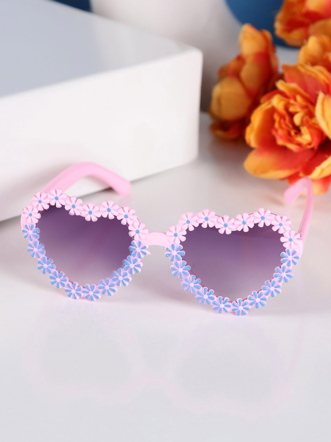 

PASSION PETALS Girls Butterfly Sunglasses with Polarised and UV Protected Lens, Pink
