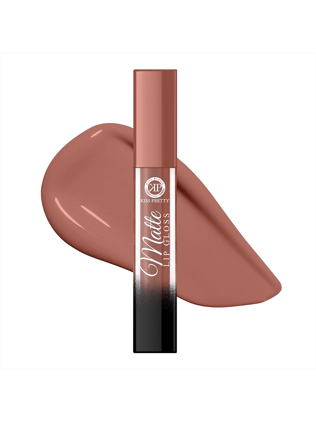 

Kiss pretty Matte Lip Gloss Long Lasting Liquid Lipstick - 6 g - Shade 03, Nude
