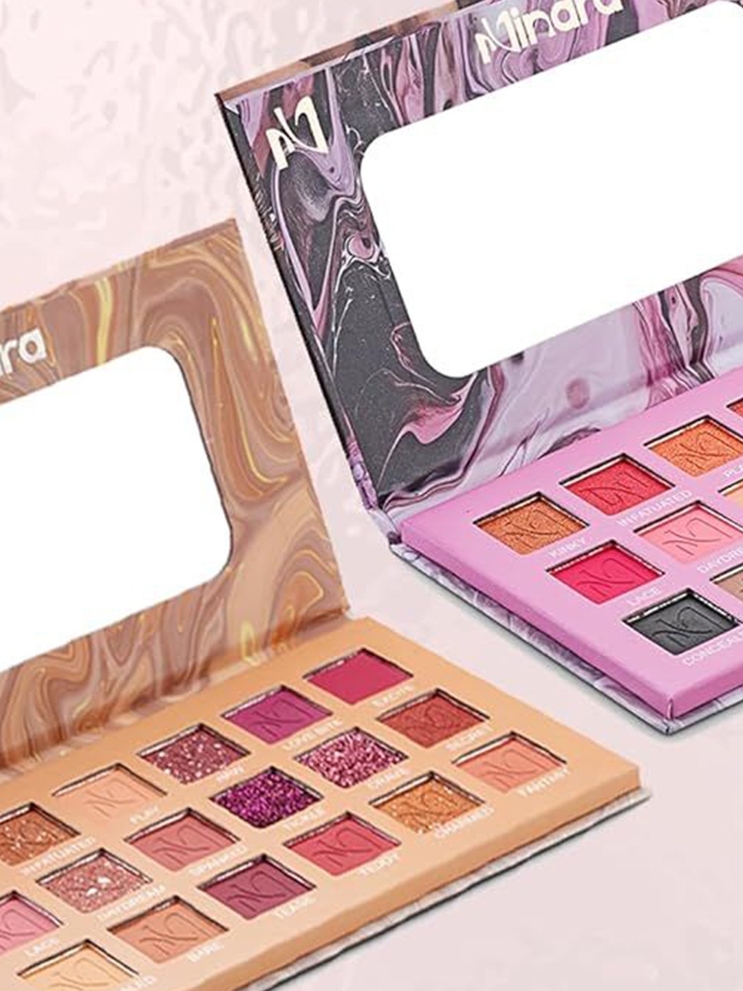 

MINARA Long Lasting Eyeshadow Palette - 36 g - Nude- Rose Gold, Pink