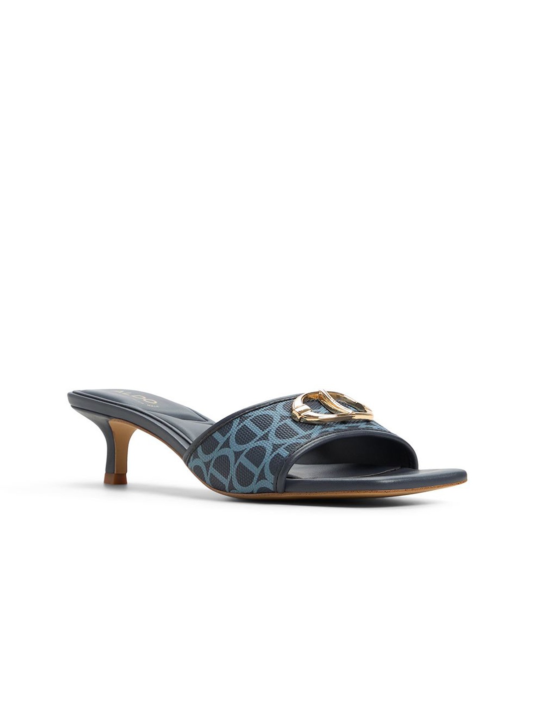 

ALDO Printed Wedge Pumps, Navy blue