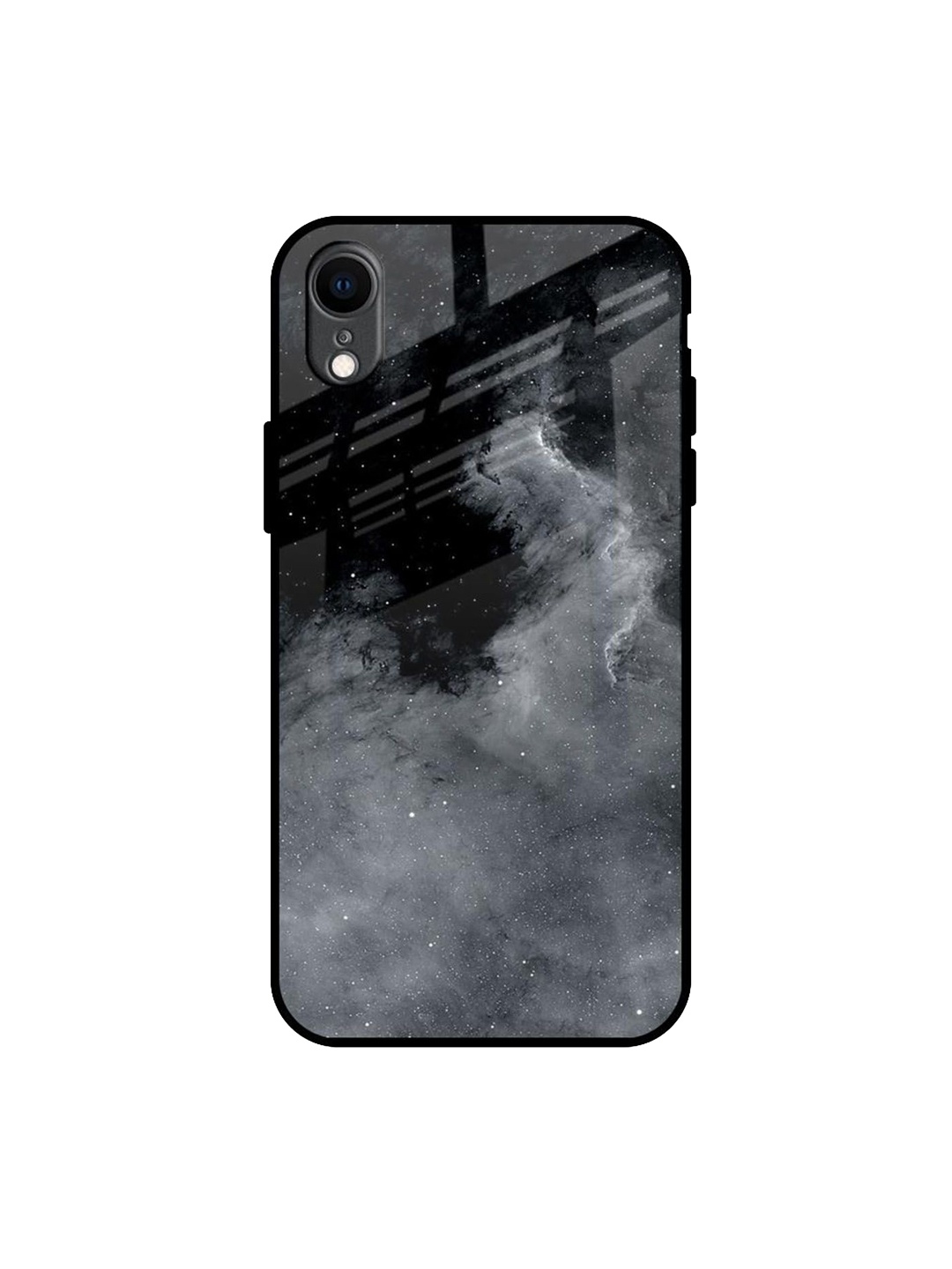 

QRIOH Quirky Printed iPhone XR Back Case Mobile Accessories, Black