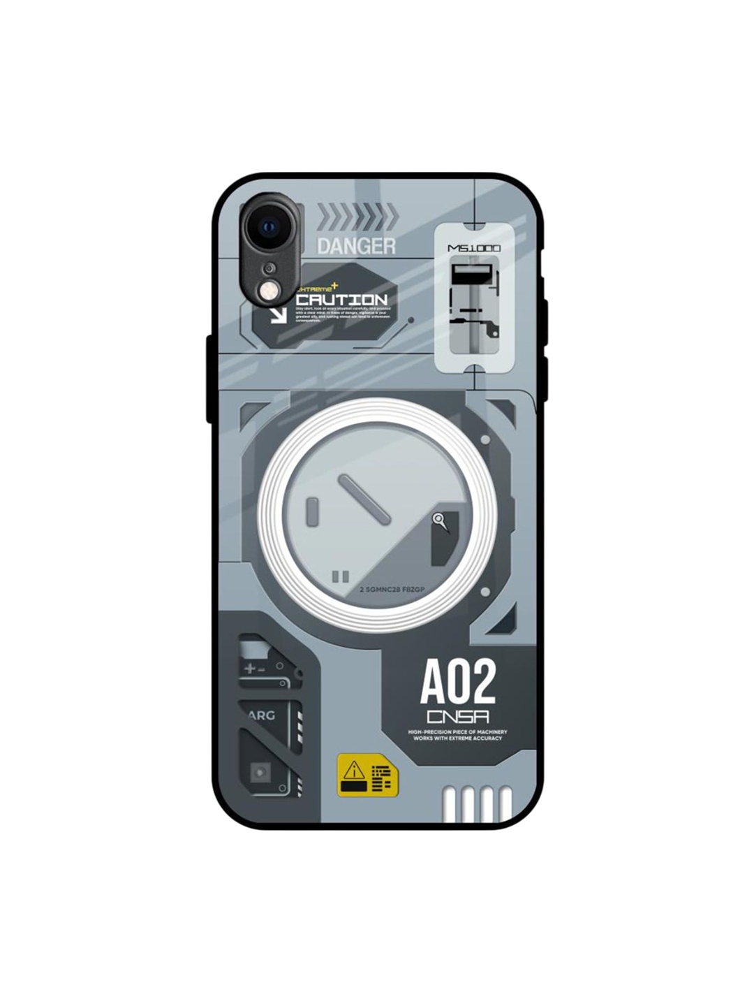 

QRIOH Typography Printed iPhone XR Back Case Mobile Accessories, Grey