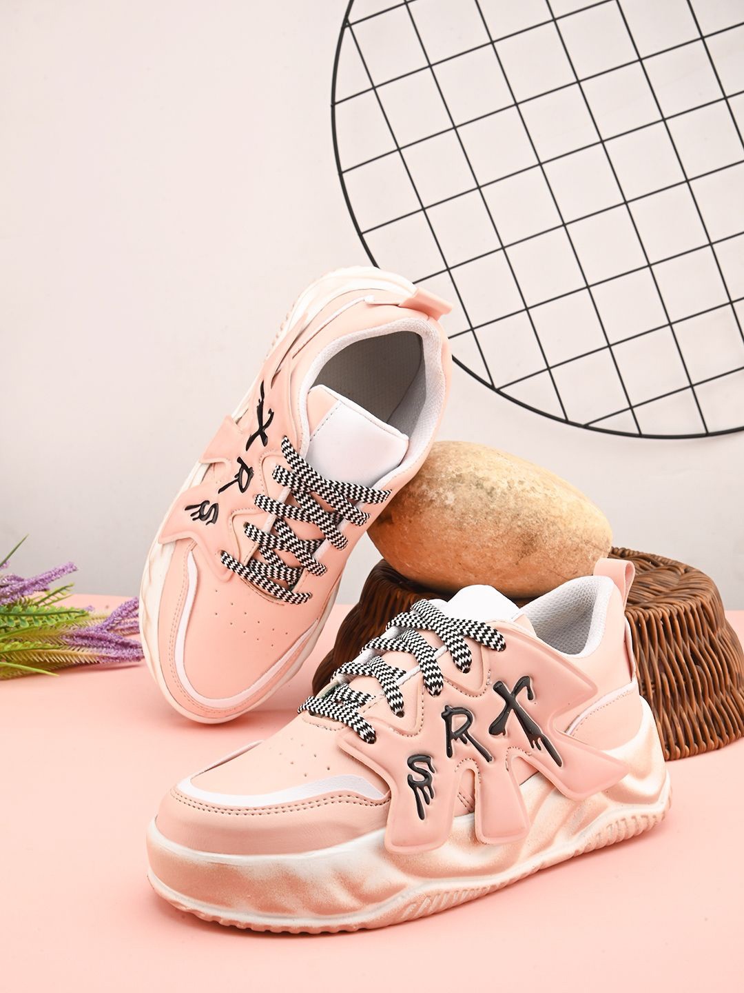 

Peelu Women Colourblocked Sneakers, Pink