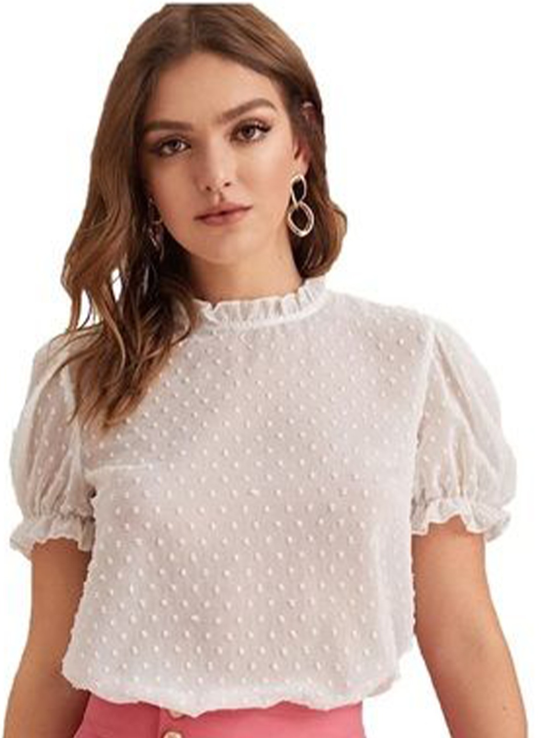 

Sidhidata Women Short Sleeves Top, White