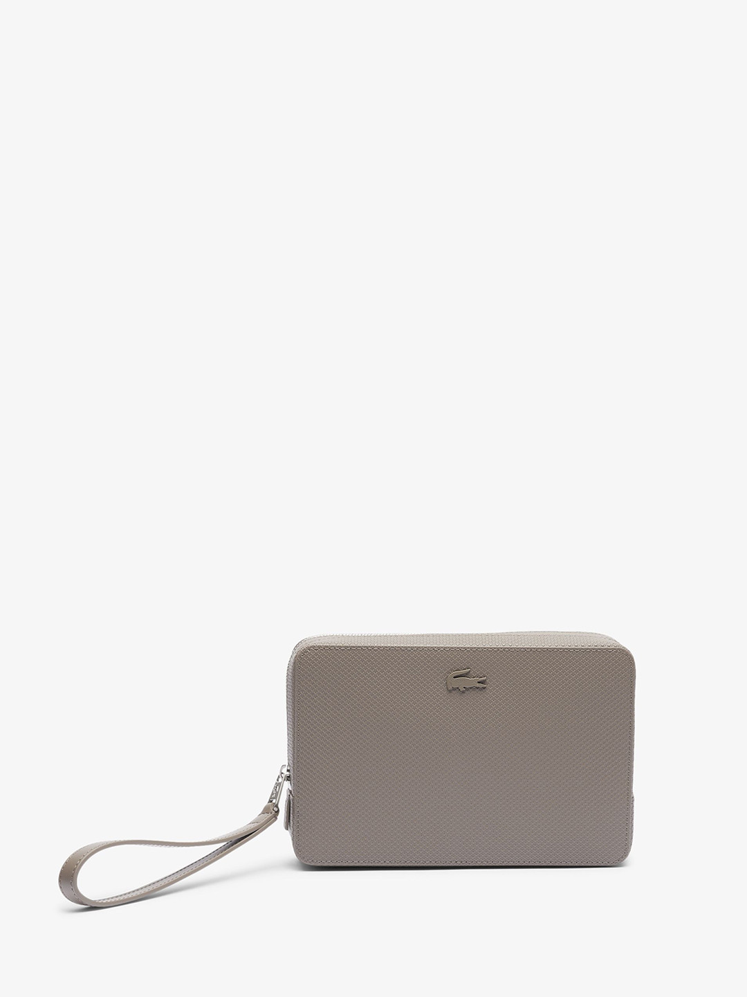 

Lacoste Leather Shopper Handheld Bag, Grey