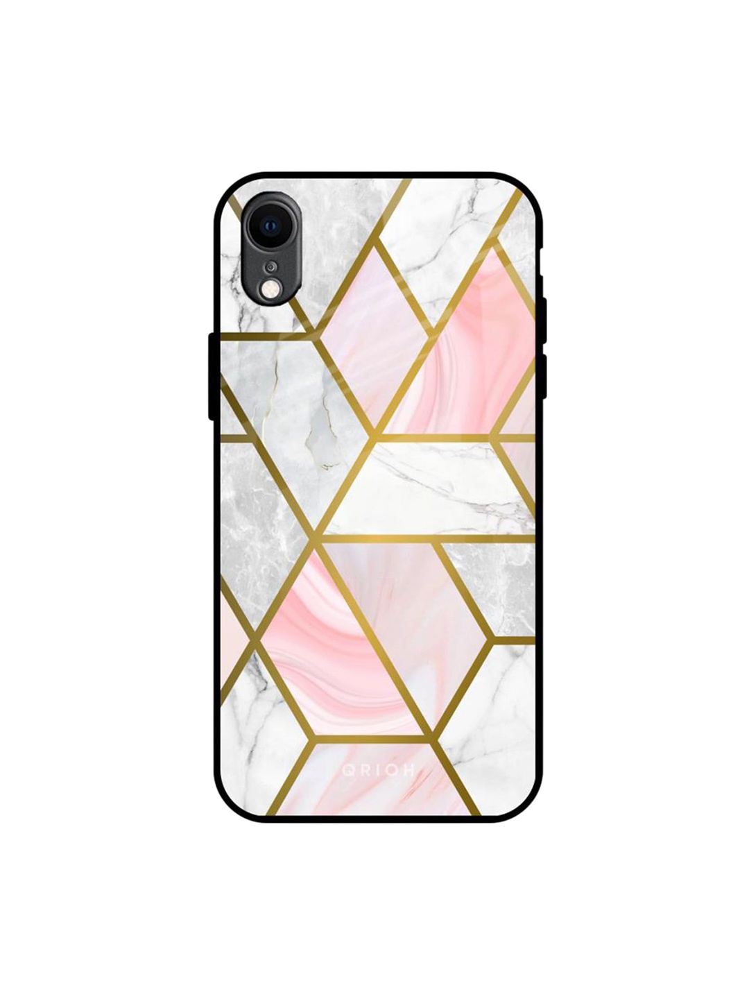 

QRIOH Quirky Printed iPhone XR Back Case Mobile Accessories, White