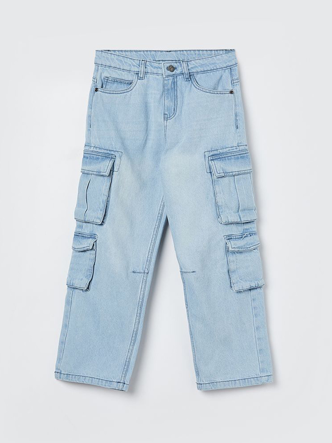 

Fame Forever by Lifestyle Boys Regular Fit Mid-Rise Cotton Jeans, Blue