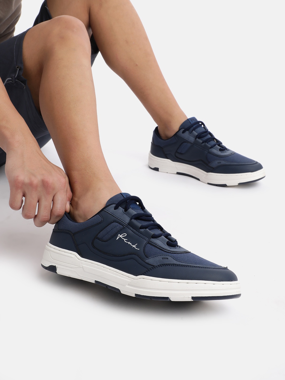 

FCUK Men Everyday Sneakers, Navy blue