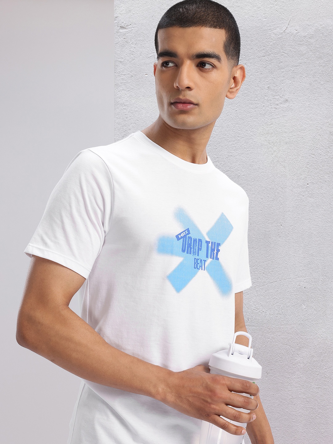 

HRX by Hrithik Roshan Printed Lifestyle T-shirt, White