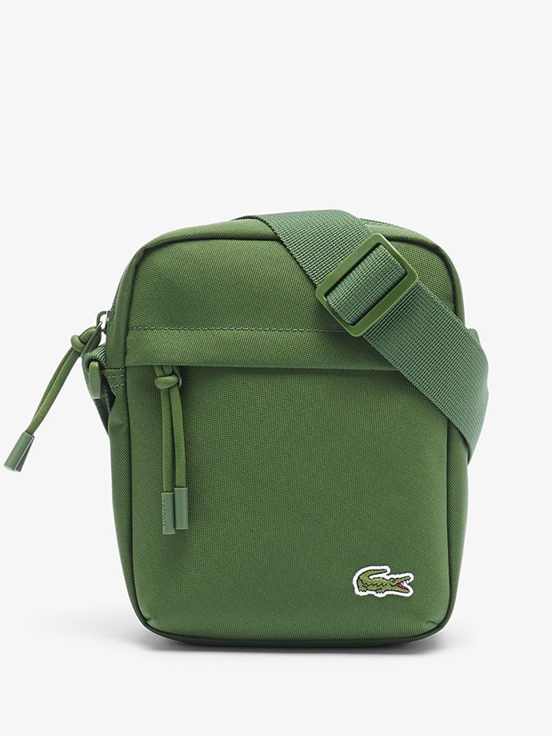 

Lacoste Men Neocroc Solid Messenger Bag, Green