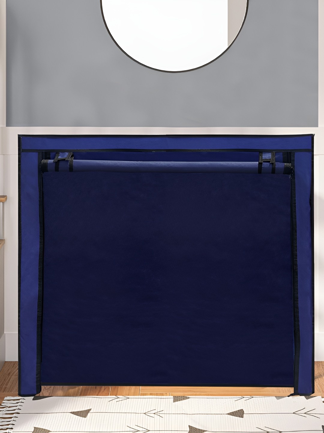 

Urban Choice Blue & Black 12 Layer Water Resistant Shoe Rack Cover