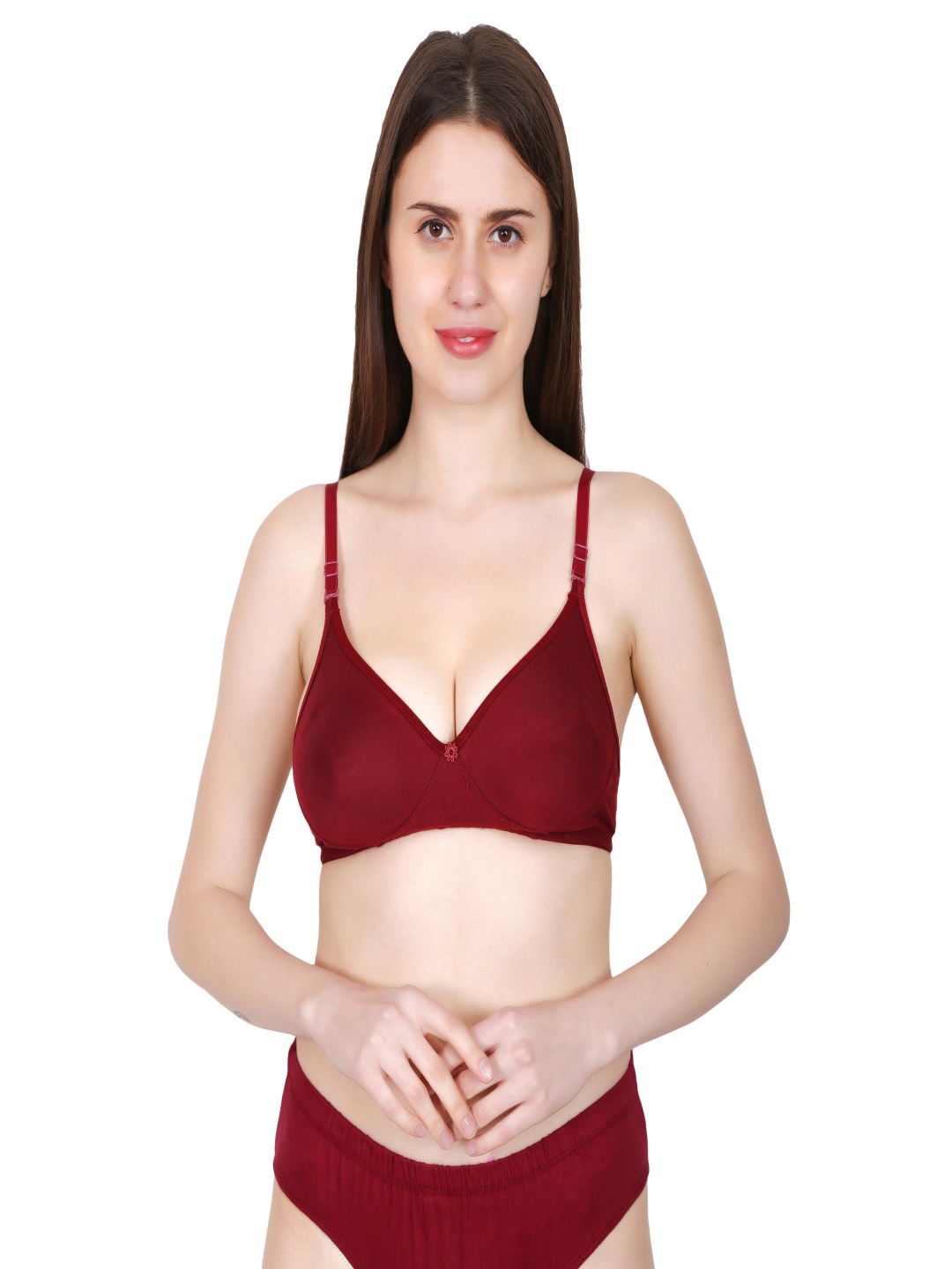 

Fihana Women Shoulder Straps Lingerie Set PRSA-NP-MAROON-30B