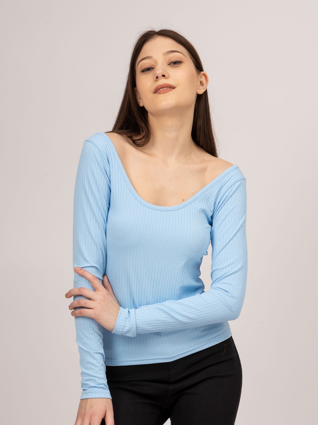 

PYR8 Striped Top, Blue