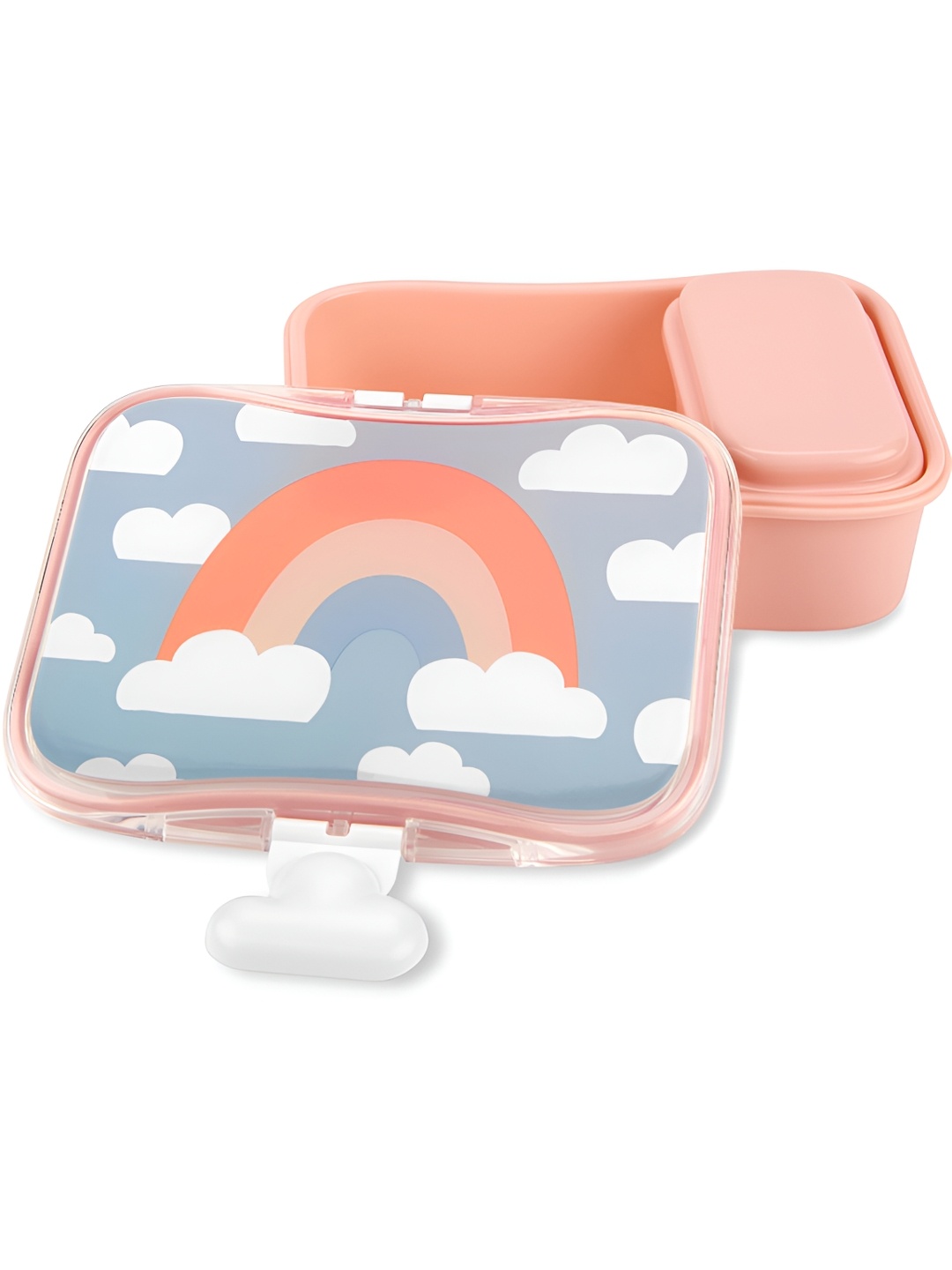 

SKIP HOP Blue Plastic Microwave Safe Lunch Box