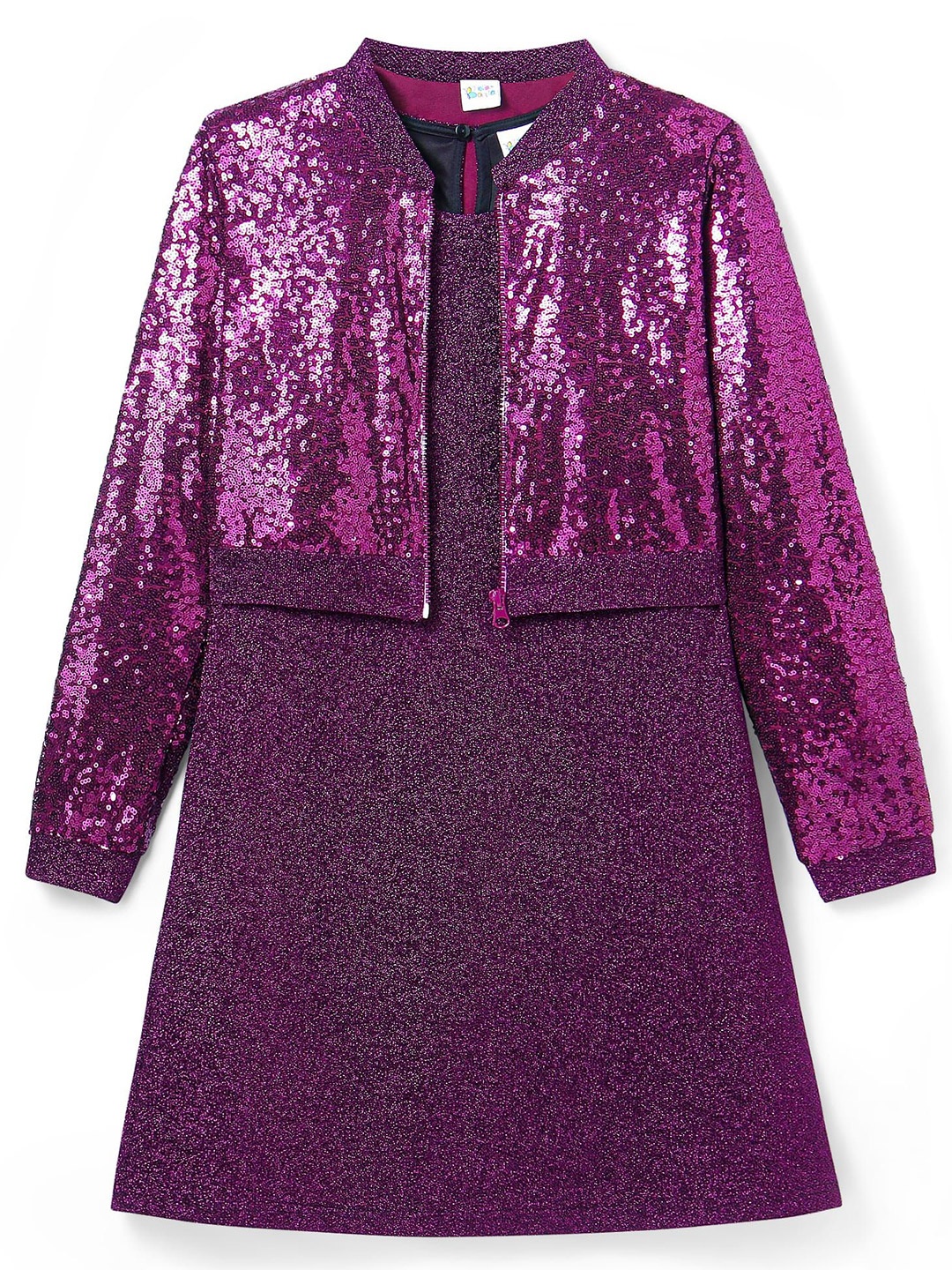 

Hola Bonita Embellished Dress, Purple