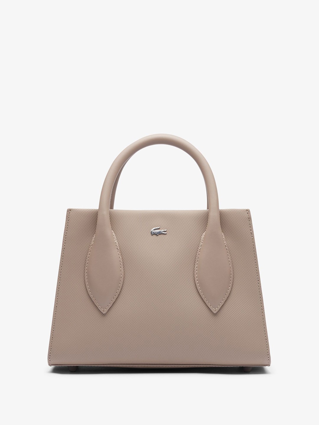 

Lacoste Textured Crossbody Handheld Bag, Beige