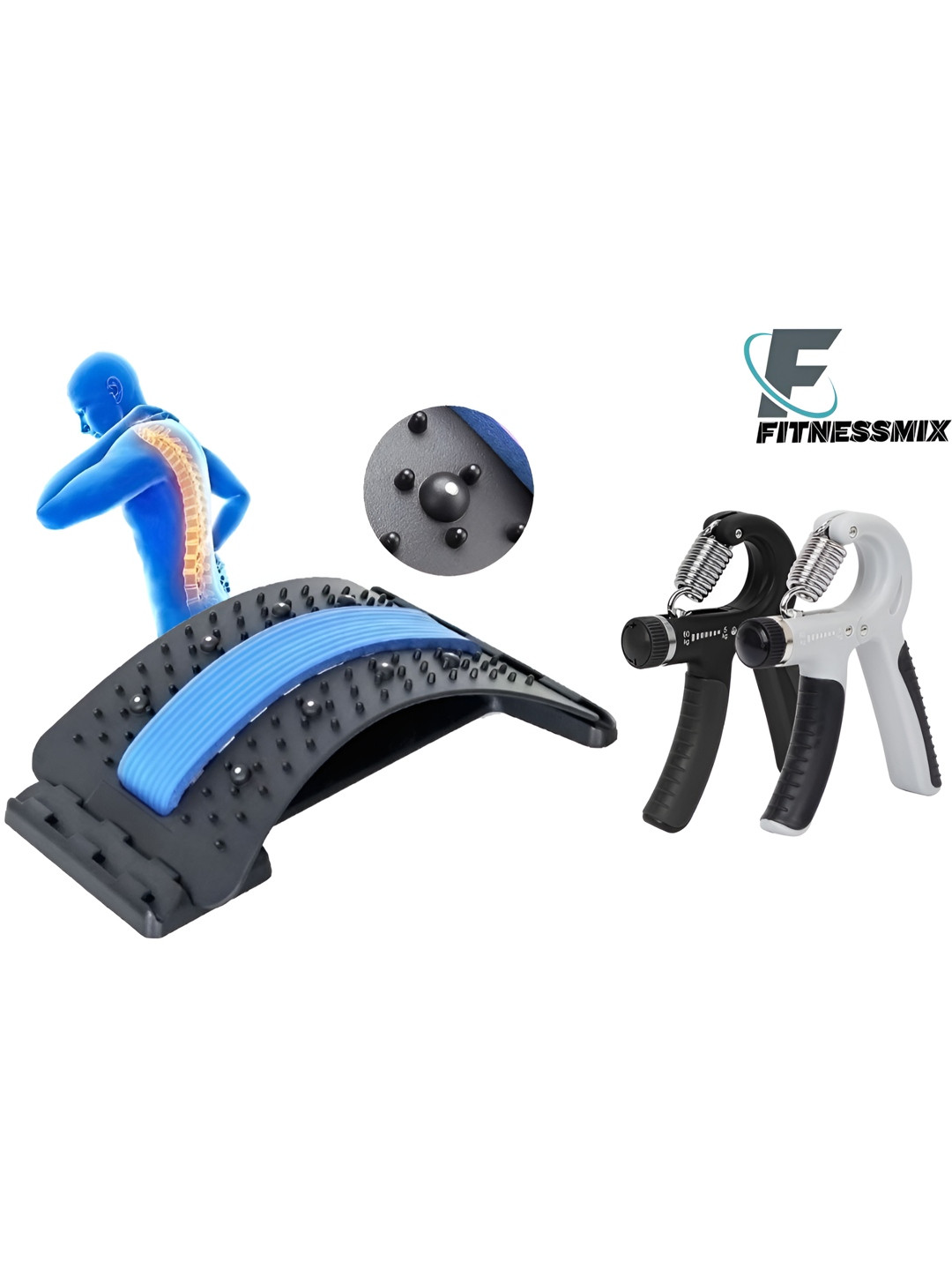 

YMD Workout Magic Back Support & Hand Gripper, Black